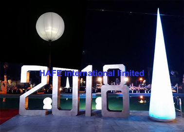 Dual Color White 800W Led Light Up Balloons Warm White Cold White 2 In 1