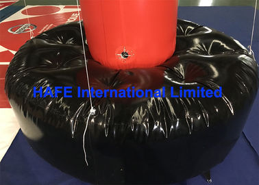 5m Battery Lighting Inflatable Float Tube Advertising Use On Water With 2m Base