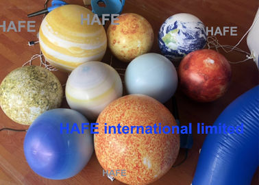 Customize 3.5m Inflatable Advertising Balloon Venus Mars Jupiter Mercury Saturn Earth