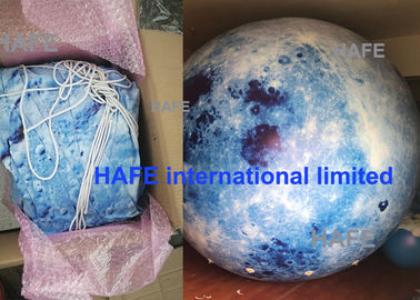 Attractive 1.3m Reusable Inflatable Advertising Balloon Helium Moon Balloon For Festival