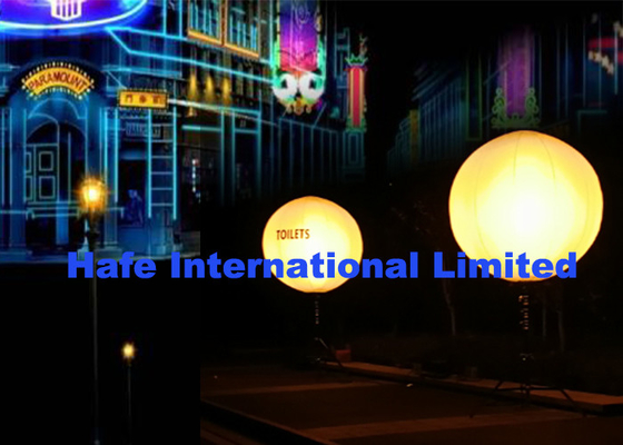 Durable RGBW Series Moon Balloon Light Decorative 400 W LED For Outdoor Events