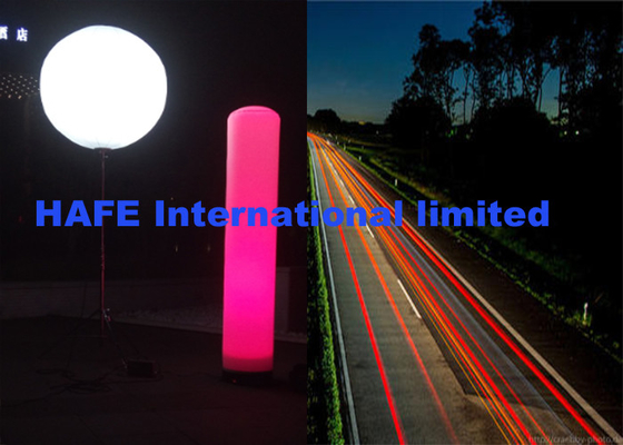 Dimmable Pink Blue RGBW Inflatable LED Light With Durable DMX512 Controler