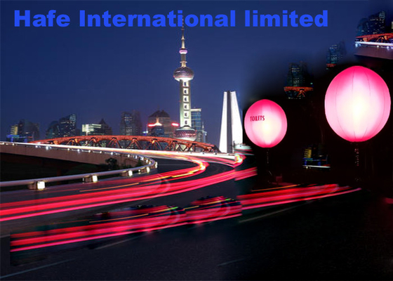 DMX And Dimmable Inflatable LED Light , Led Balloons For Outdoor Events