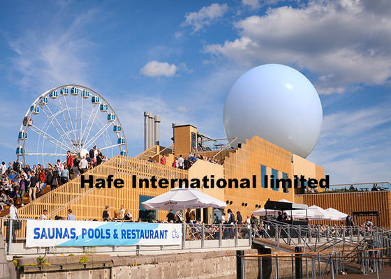 Gaint 9m Inflatable Advertising Balloon For Famous View Of City Events Decoration