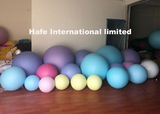 30cm - 5m Inflatable Advertising Balloons Pink Red Blue Yellow With Customize Color