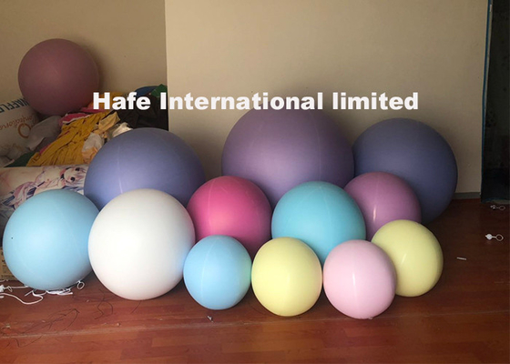 30cm - 5m Inflatable Advertising Balloons Pink Red Blue Yellow With Customize Color