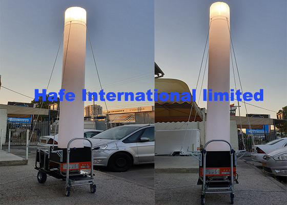 Industry Metal Halide Inflatable Lighting Tower 1000w 110,000 L/Min For Tourist Sight Use