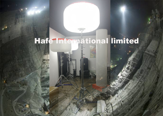 Metal Halide Balloon Construction Work Lights With 360 Deg Illumination For Railway Road