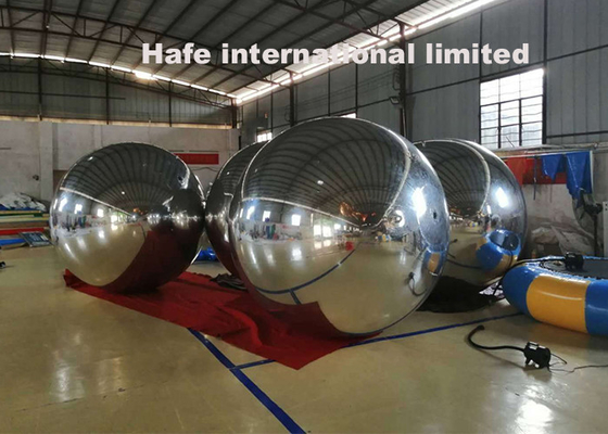 2.6ft Gold Chrome Inflatable Mirror Balloon For Events Fairs Clubs Rooms