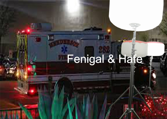 Tubular Or Oval Shape 800w Metal Halide Balloon For Hosipital Resuce Coronavirus People