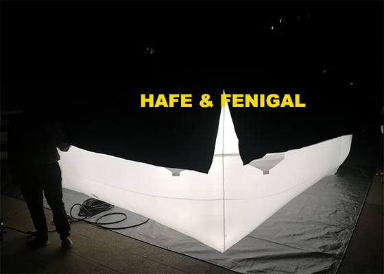 Helium Type Floating Cube 2M Film Lighting Balloon