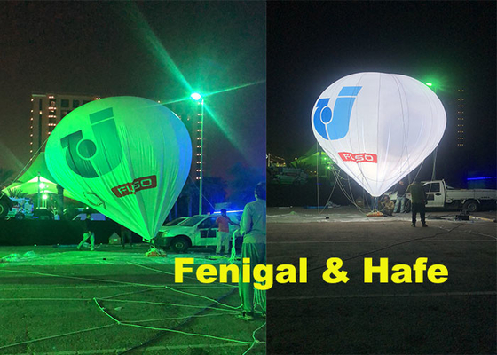 3kw 3m Lighted Helium Balloons For National Day Holiday Decorations